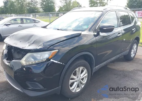 2015 Nissan Rogue Sv из США, поврежденный, VIN 5N1AT2MV5FC809221